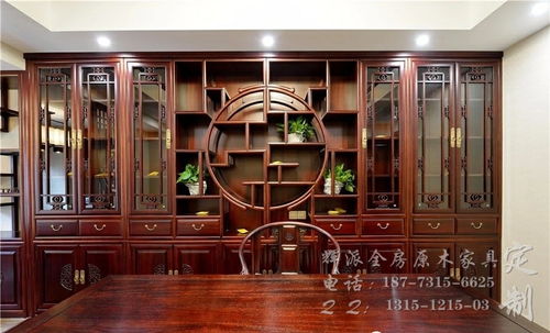 长沙整木原木家具幸福 原木书柜 橱柜门定做批发