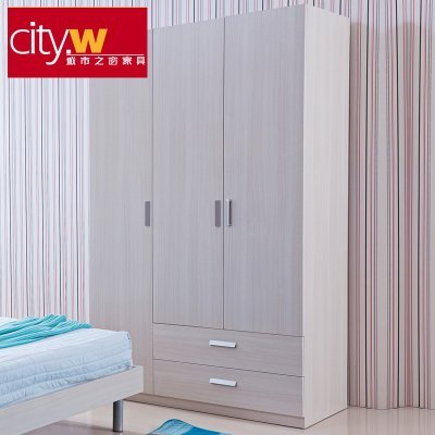 城市之窗 简约现代整体衣柜，打造雅致收纳空间