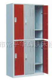华兴办公家具 批发供应用户工厂专用储物衣柜，坚固耐用的员工衣物收纳方案